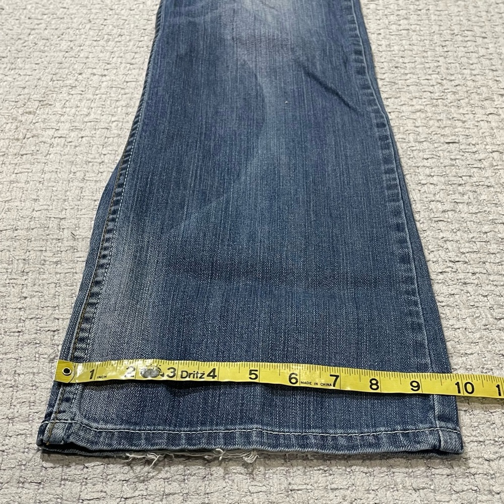 Adiktd Embroidered Pocket Denim Jeans Size 10/31 Western Cowgirl Bootcut - Picture 14 of 14